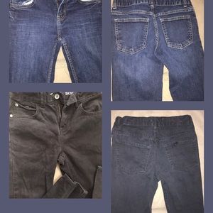 2 pcs gym for children size 10 blue and black color in good condition adjustable